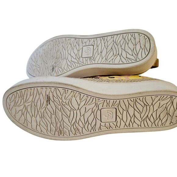 Spenco Orthotic womens sneakers,  pink/yellow.  Size 10. - Picture 5 of 5